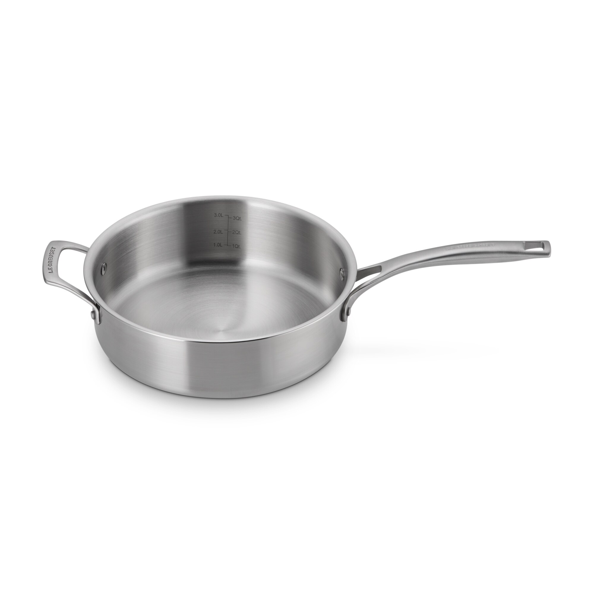 Frigideira Sauté de aço inoxidável 3-ply Essential Le Creuset Cinzento-5