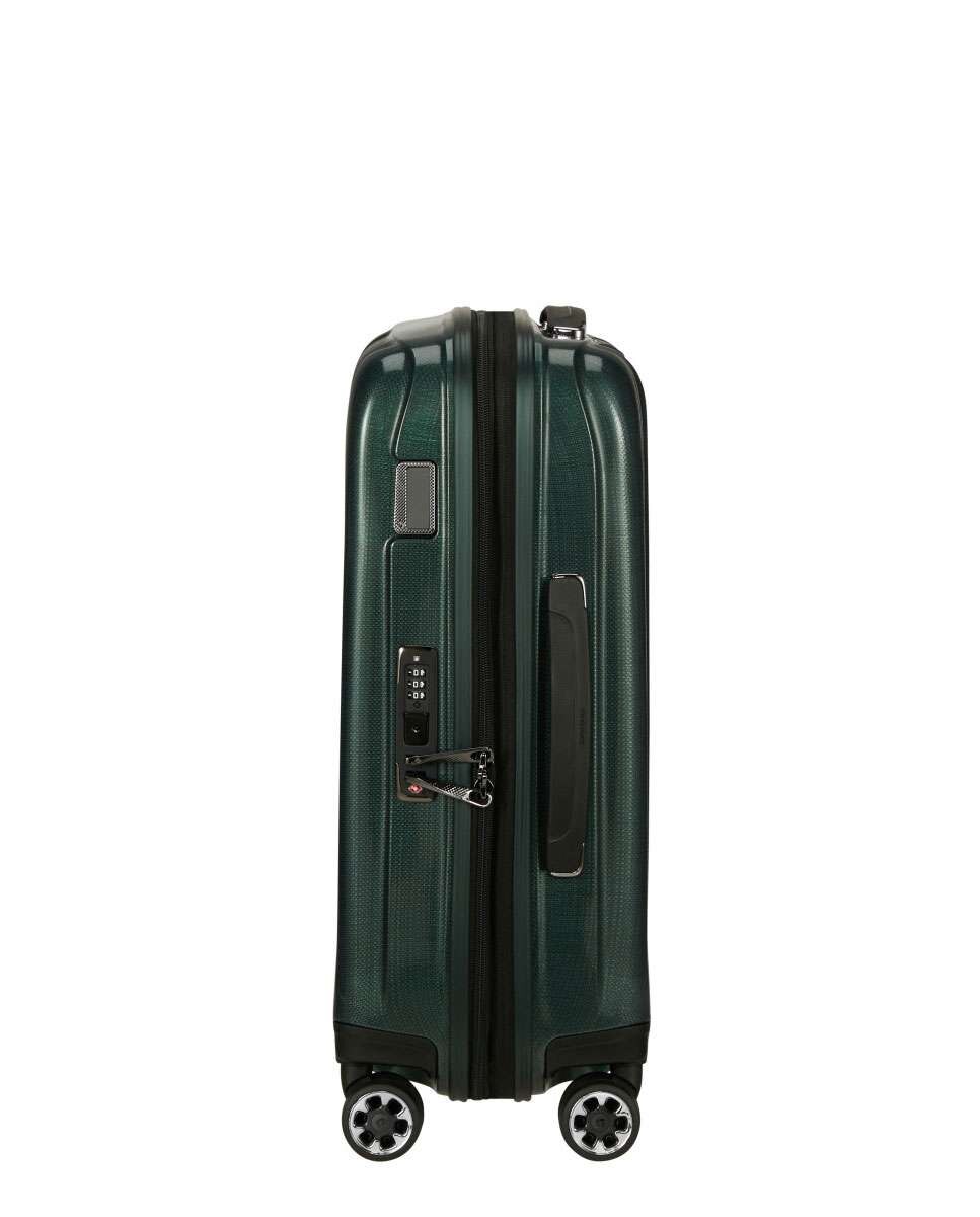 Mala de Cabine Nexis 55cm 4 rodas Expansível Verde Floresta 38L Verde-3