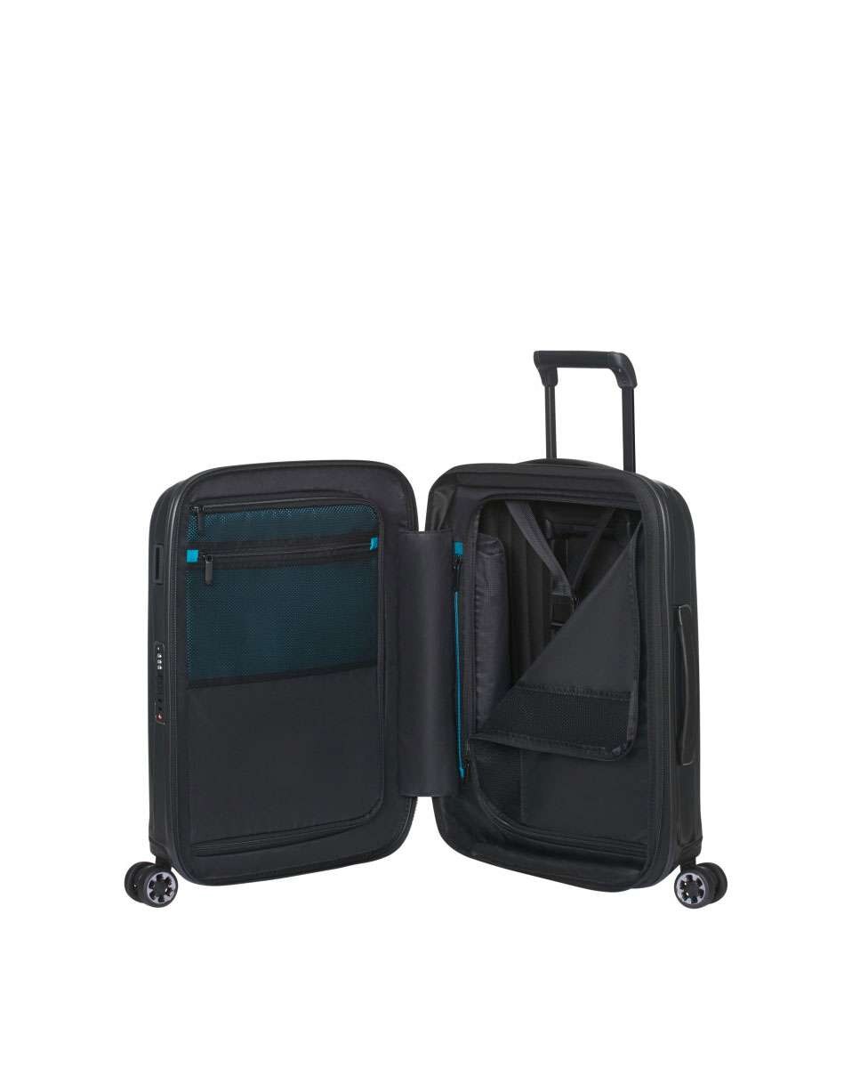 Mala de Cabine Nexis 55cm 4 rodas Expansível Preto 38L Preto-3