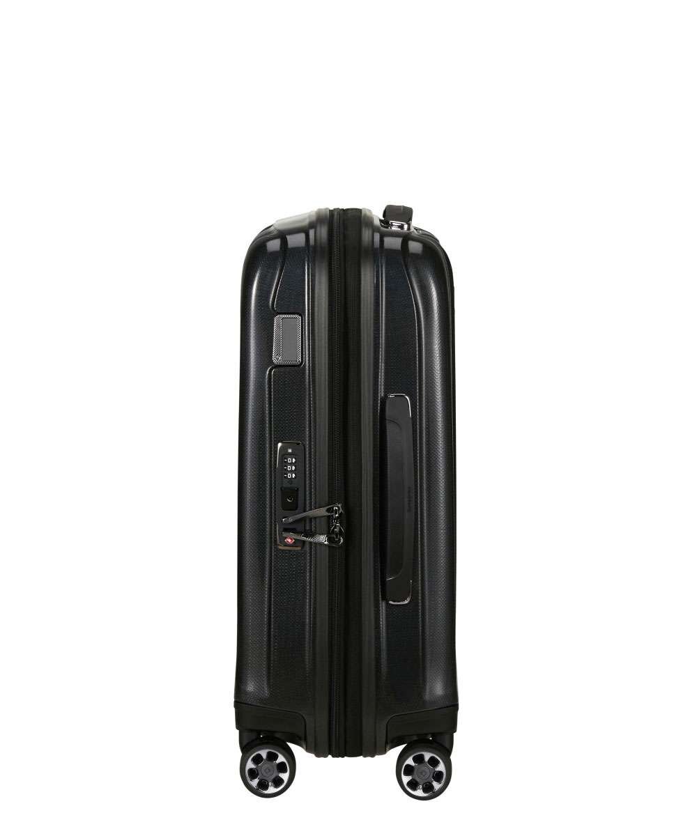 Mala de Cabine Nexis 55cm 4 rodas Expansível Preto 38L Preto-4