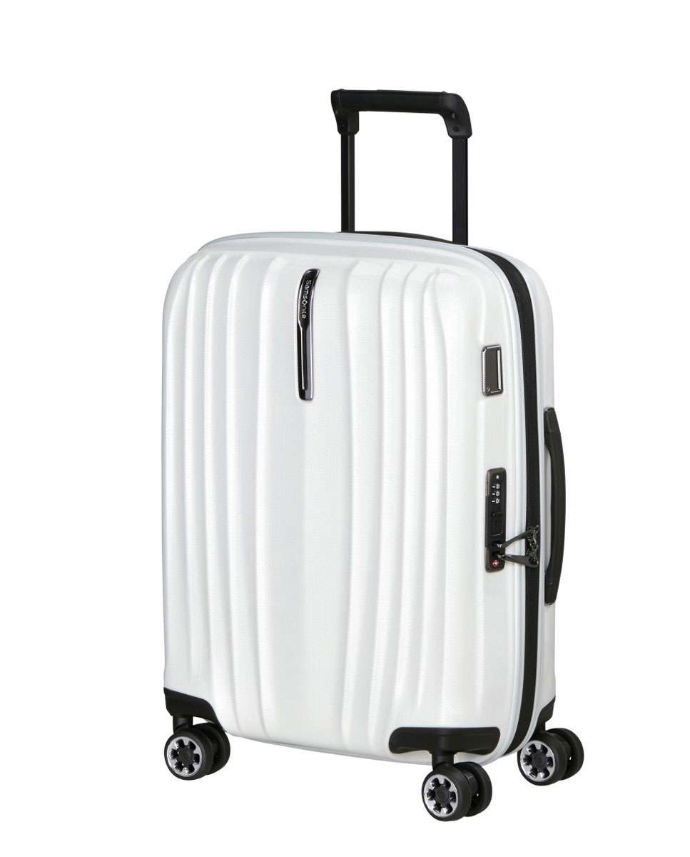 Imagem 0 de Mala de Cabine Nexis 55cm 4 rodas Expansível Branco Algodão 38L