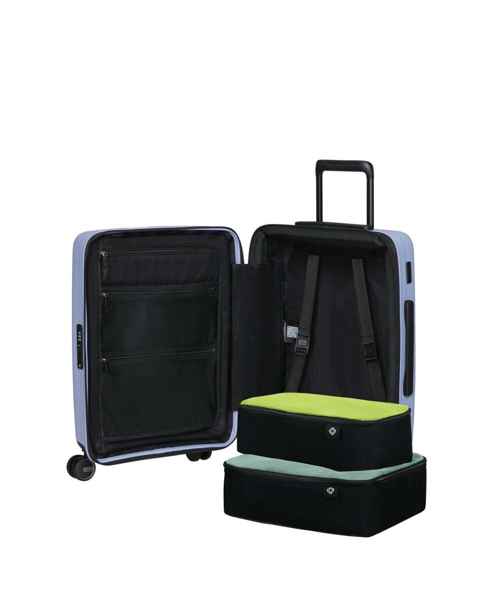 Mala de Cabine Restackd 55cm 4 Rodas Expansível Lavanda 39L Lilás-3