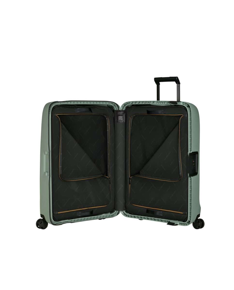 Mala de Viagem Média Essens 69cm 4 Rodas Sálvia 88L Verde-2