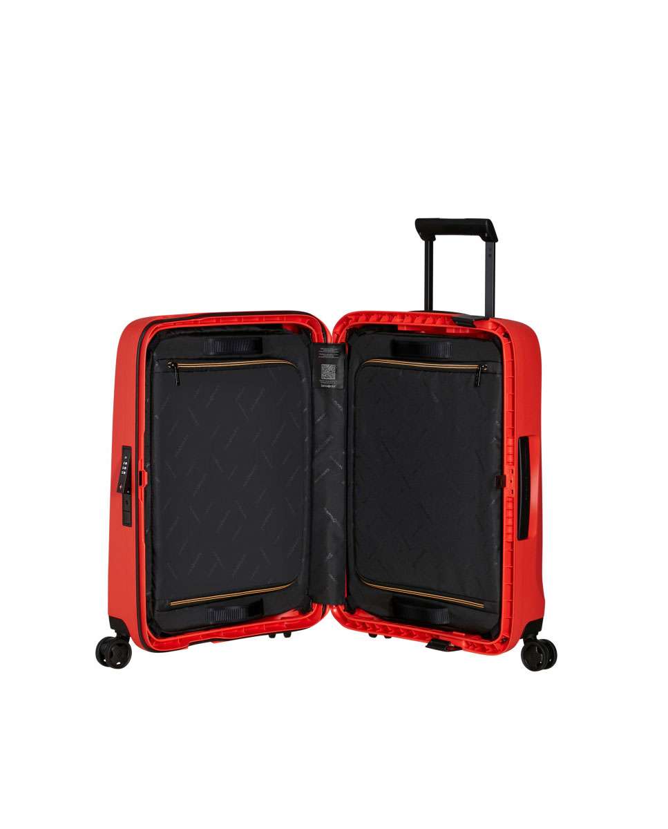 Mala de Cabine Essens  55cm 4 Rodas Lava 39L Laranja-2