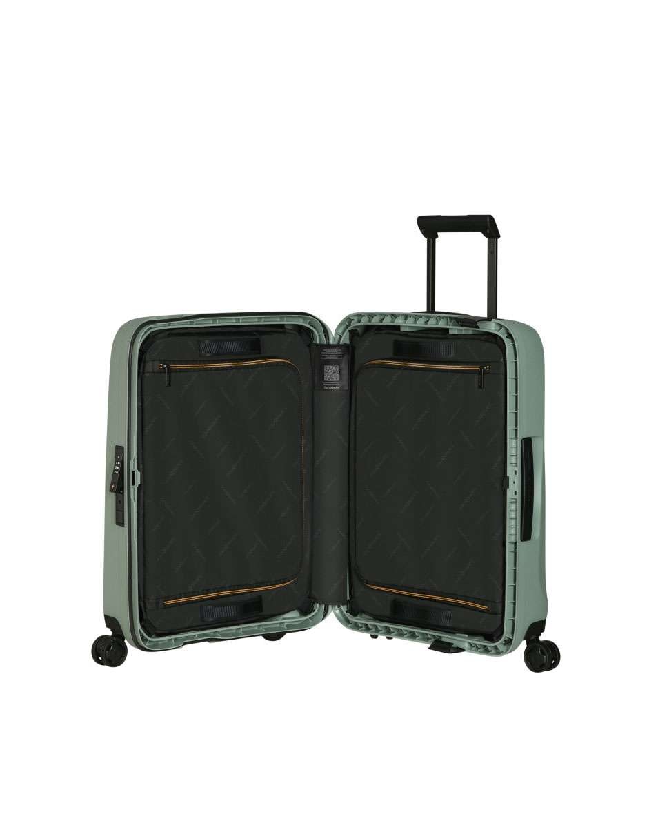 Mala de Cabine Essens  55cm 4 Rodas Sálvia 39L Verde-2