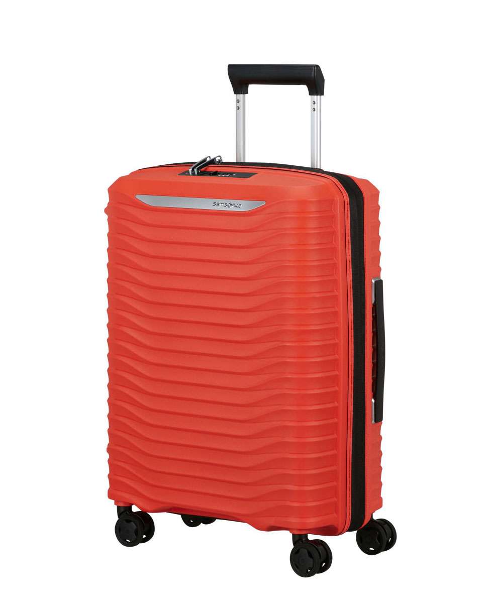 Mala de Cabine Upscape 55cm 4 Rodas Expansível Lava 39L Laranja-1