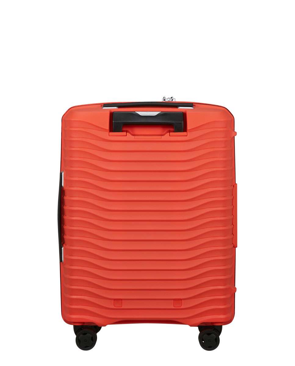Mala de Cabine Upscape 55cm 4 Rodas Expansível Lava 39L Laranja-4