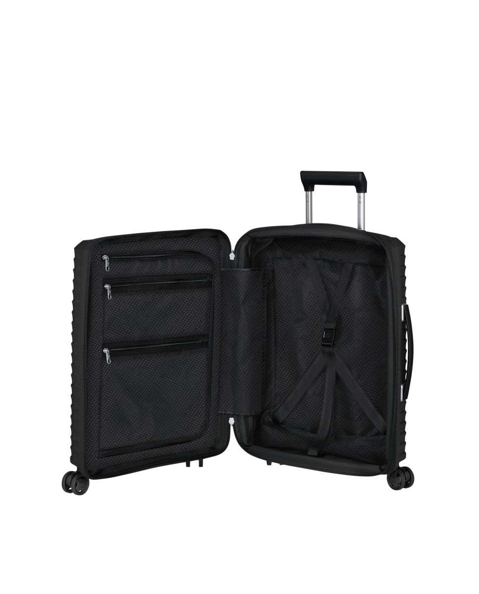 Mala de Cabine Upscape 55cm 4 Rodas Expansível Preto 39L Preto-2