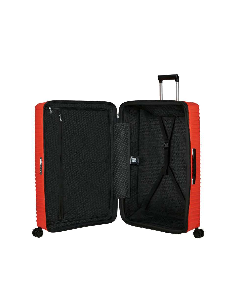 Mala de Viagem Grande Upscape 81cm 4 Rodas Expansível Lava 133L Laranja-2