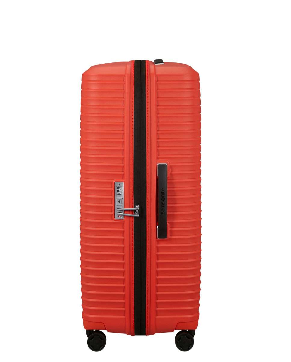 Mala de Viagem Grande Upscape 81cm 4 Rodas Expansível Lava 133L Laranja-3
