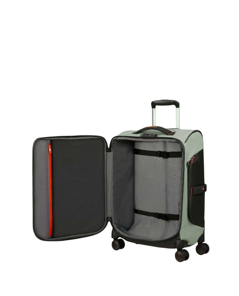 Trolley de Cabine Ecodiver 55cm Com 4 Rodas Sálvia 50L Verde-2