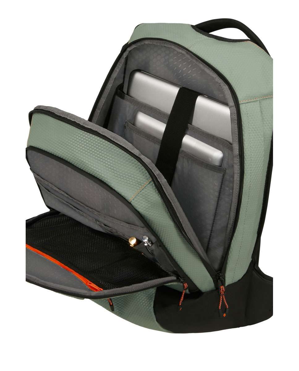Mochila Ecodiver para Portátil Sálvia 17.3 Verde-2