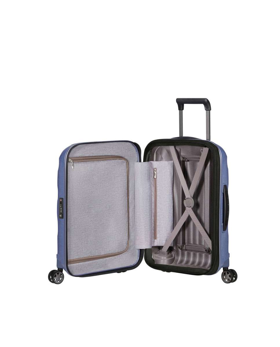 Mala de Cabine C-Lite 55cm 4 Rodas Expansível Lavanda 36L Lavanda-2