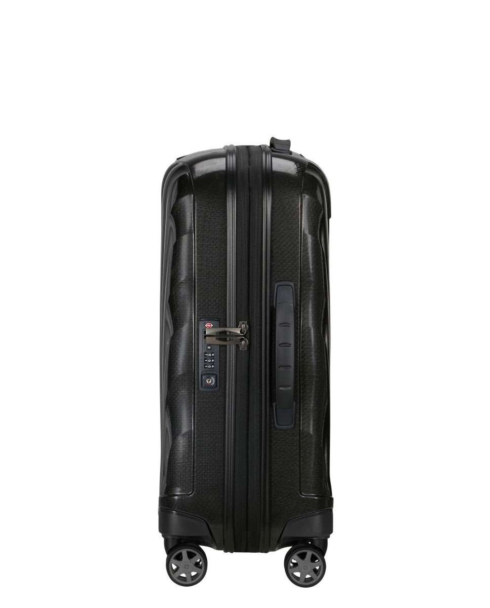 Mala de Cabine C-Lite 55cm 4 Rodas Expansível Preto 36L Preto-3