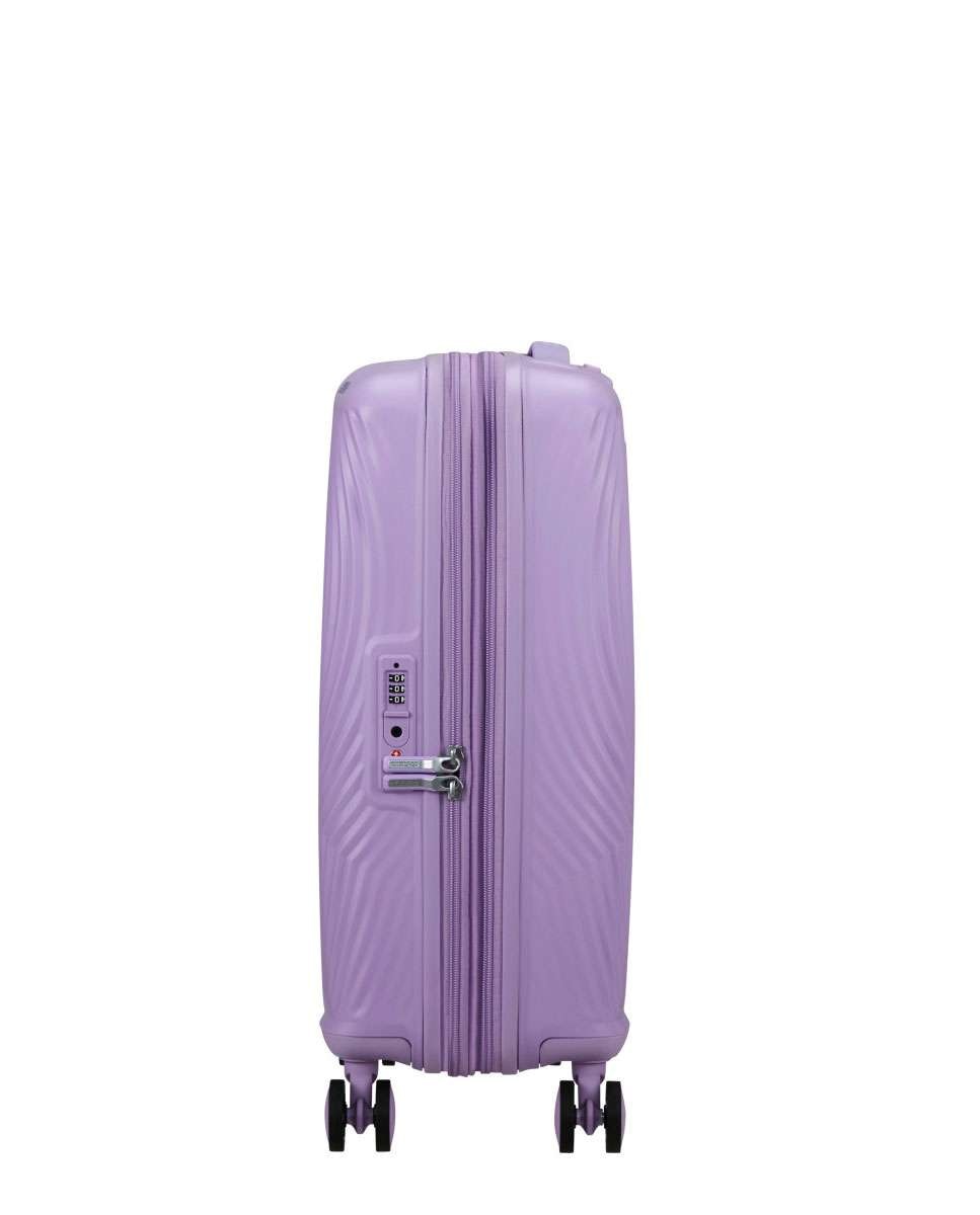 Mala de Cabine 55cm Expansível 4 Rodas Mickey Lilás 37L Lilás-3
