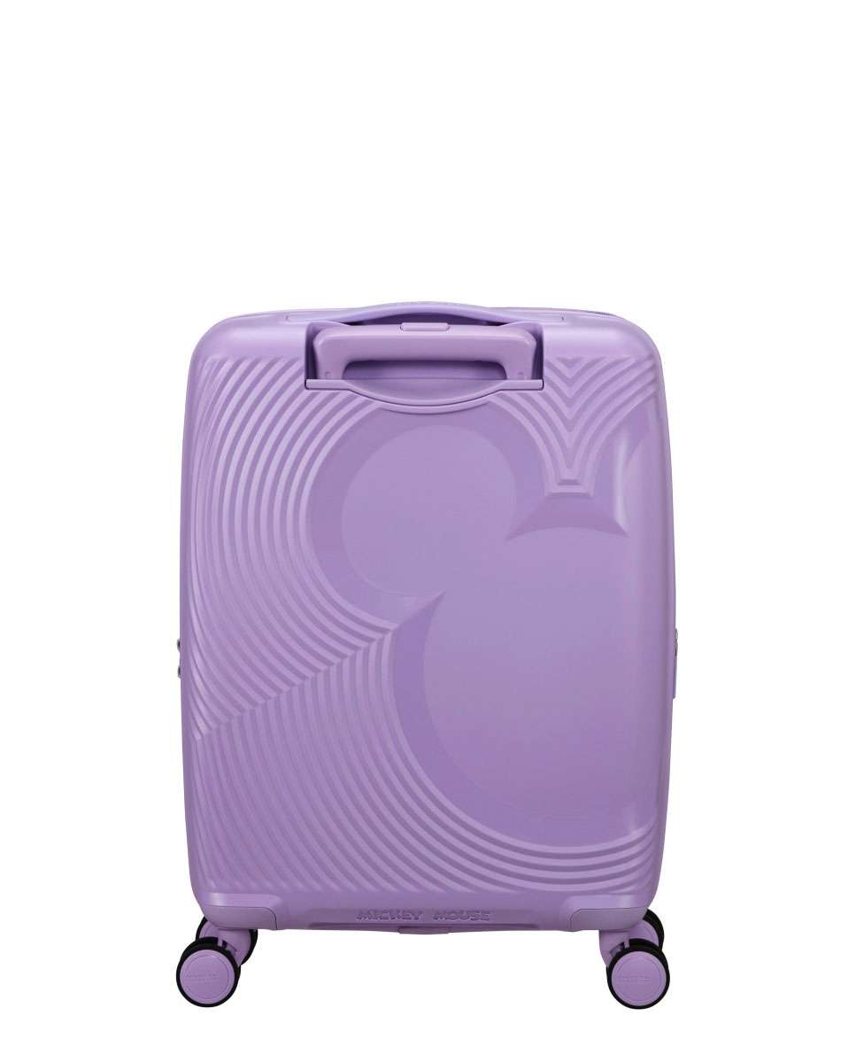 Mala de Cabine 55cm Expansível 4 Rodas Mickey Lilás 37L Lilás-4