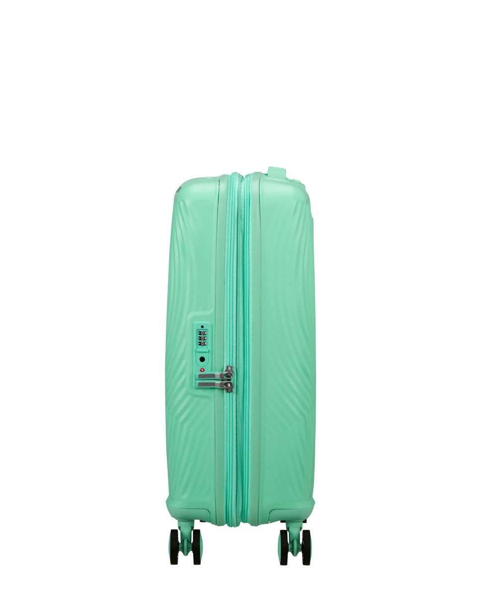 Mala de Cabine 55cm Expansível 4 Rodas Mickey Verde Menta 37L Verde-3
