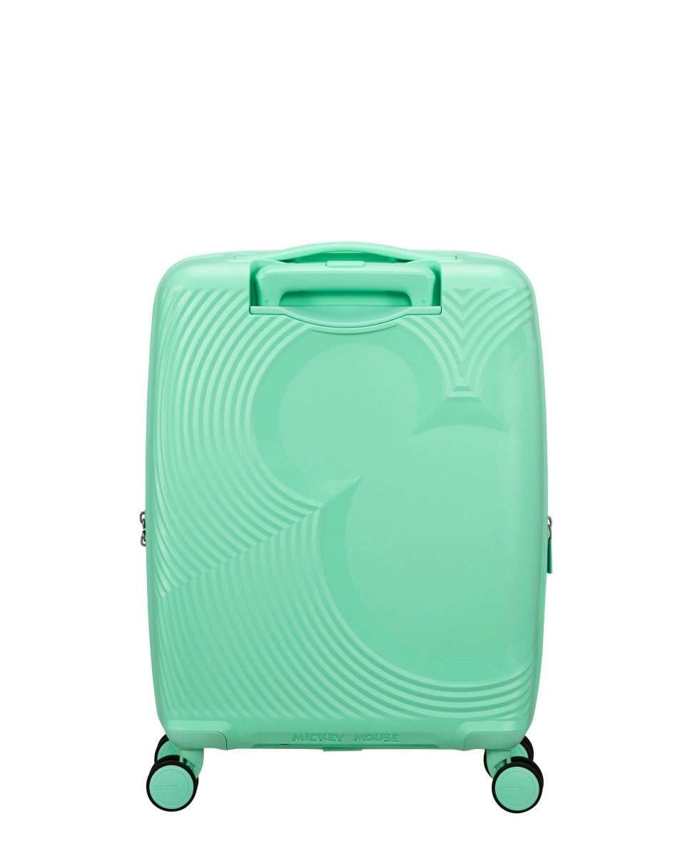Mala de Cabine 55cm Expansível 4 Rodas Mickey Verde Menta 37L Verde-4