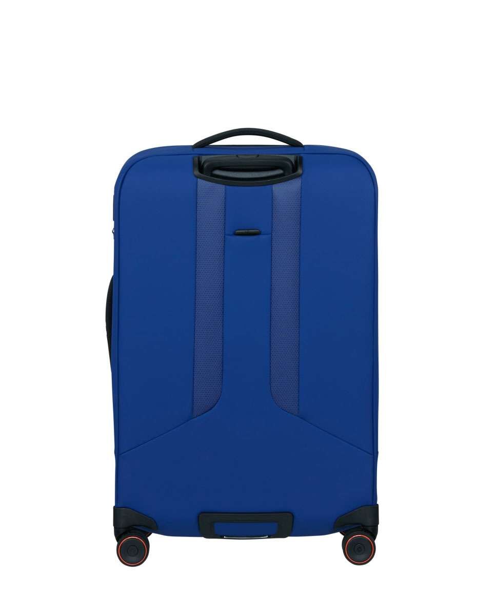 Mala de Viagem Média Glazed 67cm 4 Rodas Expansível Azul 83L Azul-4