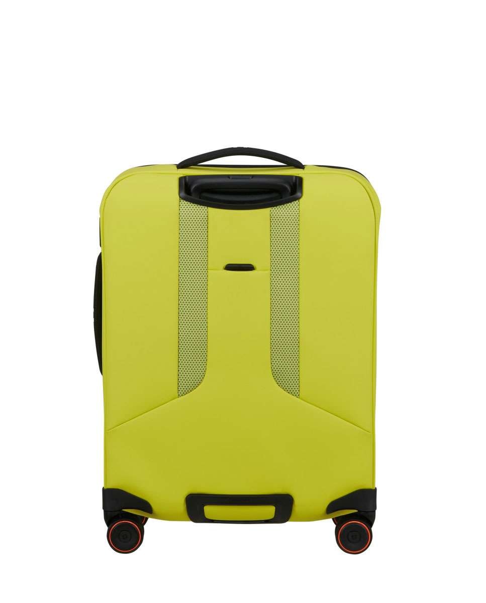 Mala de Cabine Glazed 55cm 4 Rodas Expansível Lima 44L Amarelo-4