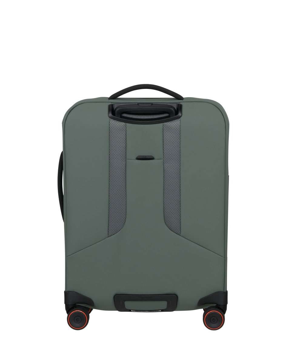 Mala de Cabine Glazed 55cm 4 Rodas Expansível Verde 44L Verde-4