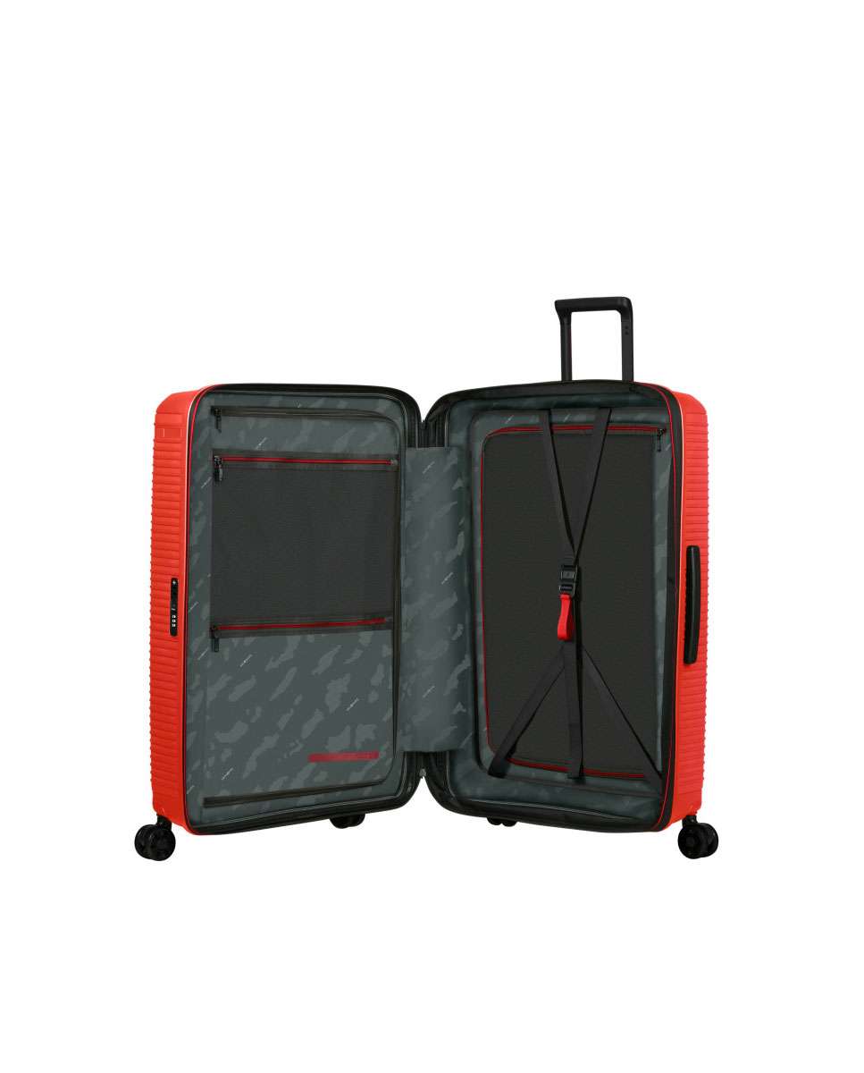 Mala de Viagem Extragrande Prodiver HS 81cm Expansível 4 Rodas Tangerina 133L Laranja-2