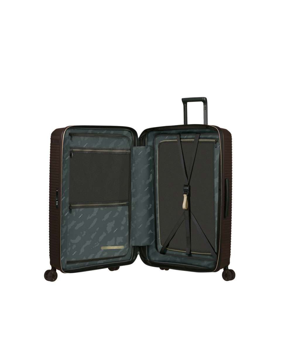 Mala de Viagem Extragrande Prodiver HS 81cm Expansível 4 Rodas Café 133L Castanho-2