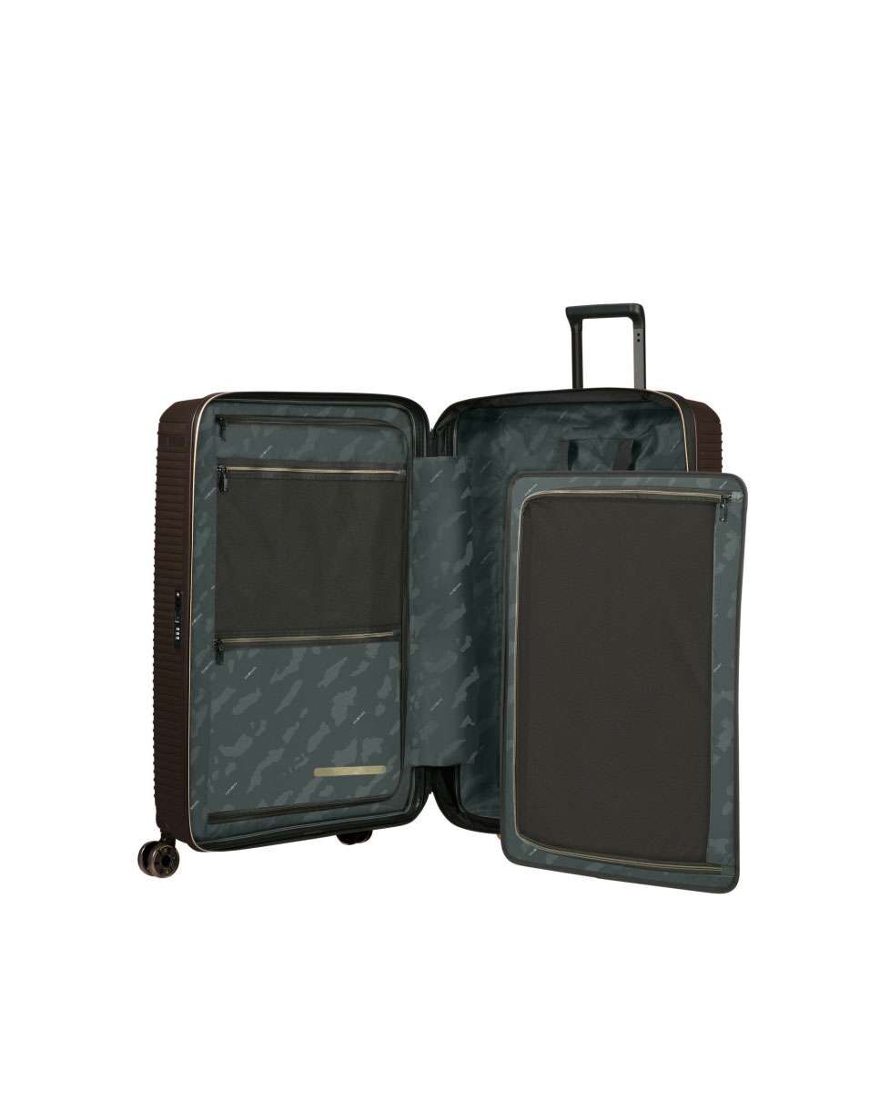 Mala de Viagem Extragrande Prodiver HS 81cm Expansível 4 Rodas Café 133L Castanho-3