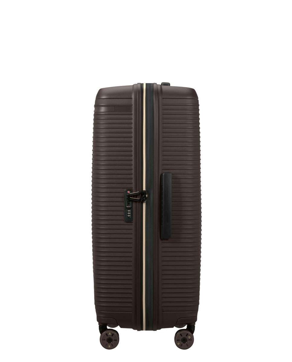 Mala de Viagem Extragrande Prodiver HS 81cm Expansível 4 Rodas Café 133L Castanho-4