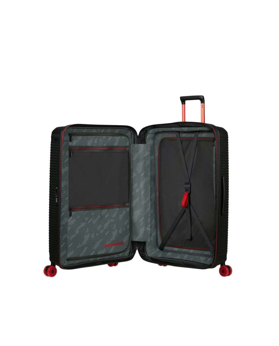 Mala de Viagem Extragrande Prodiver HS 81cm Expansível 4 Rodas Preto 133L Preto-2