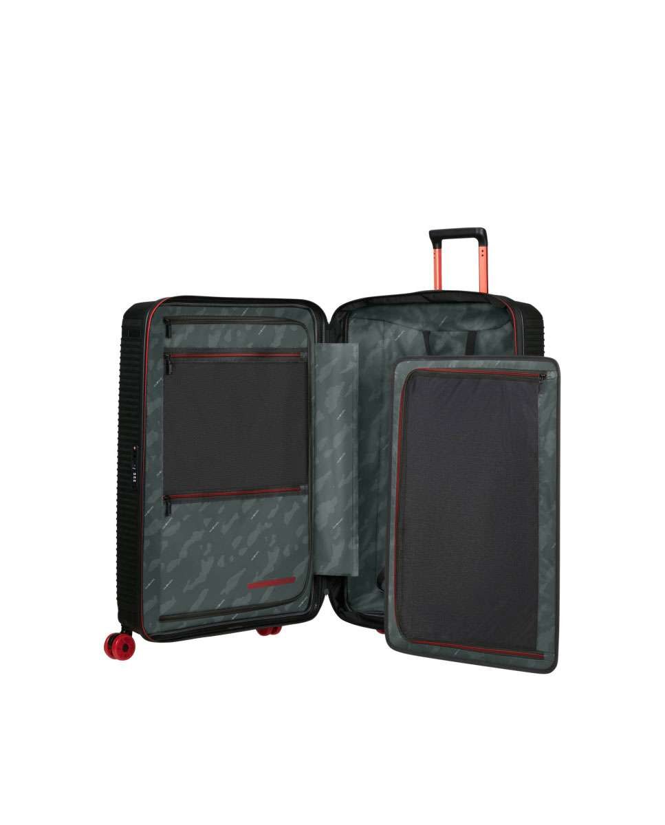 Mala de Viagem Extragrande Prodiver HS 81cm Expansível 4 Rodas Preto 133L Preto-3