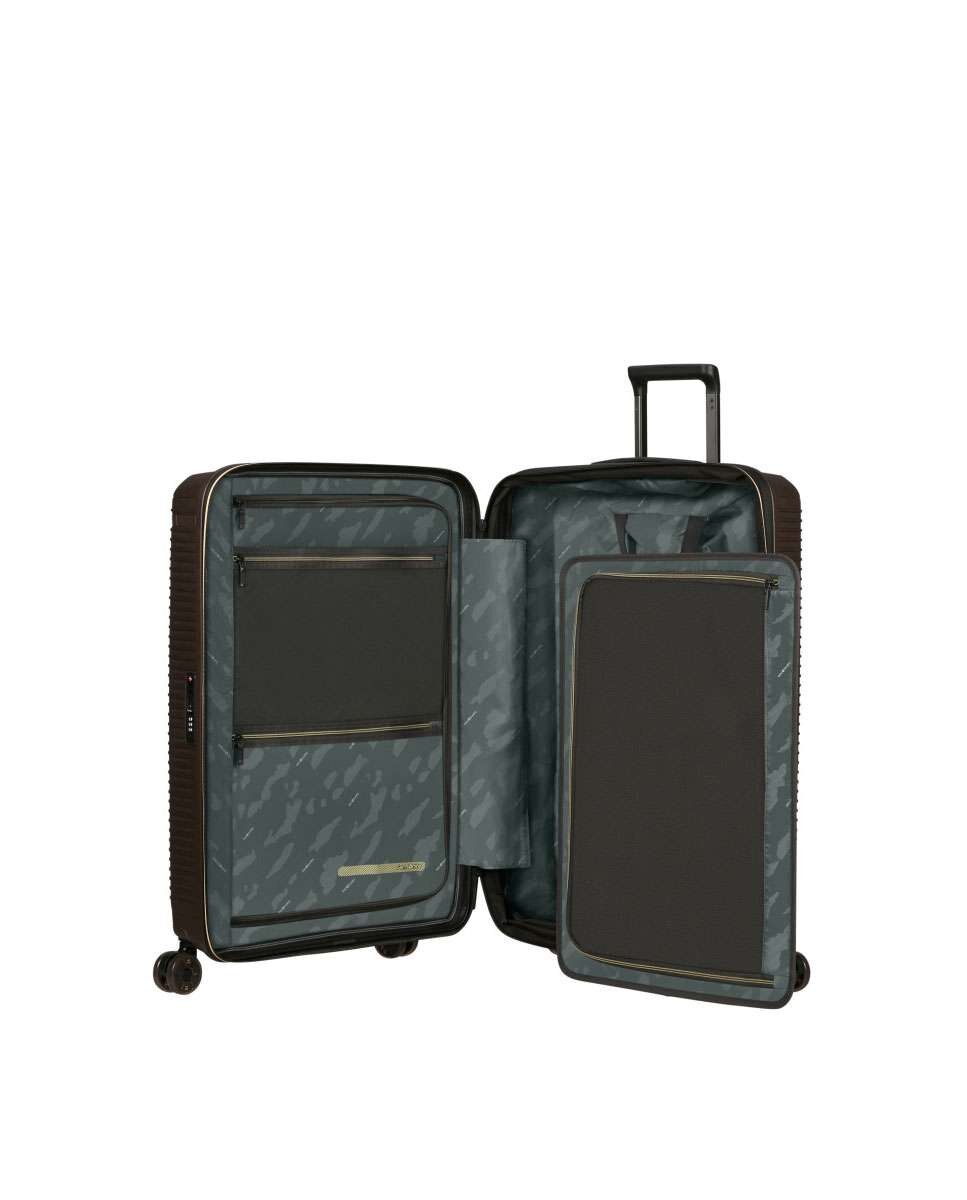 Mala de Viagem Grande Prodiver HS 75cm Expansível 4 Rodas Café 105L Castanho-3