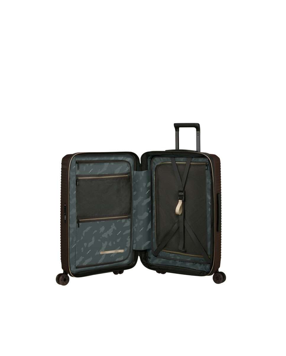 Mala de Viagem Média Prodiver HS 69cm Expansível 4 Rodas Café 78L Castanho-2