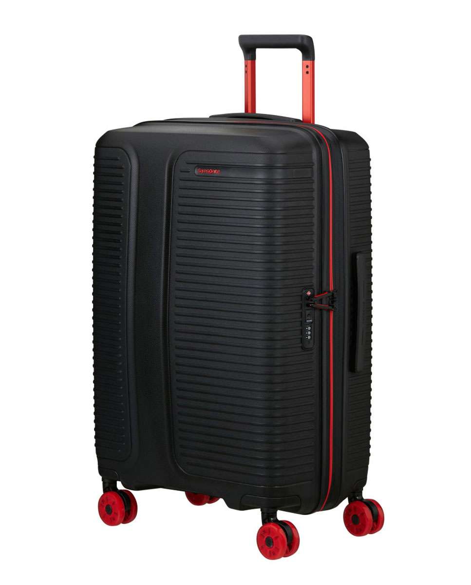 Mala de Viagem Média Prodiver HS 69cm Expansível 4 Rodas Preto 78L Preto-1