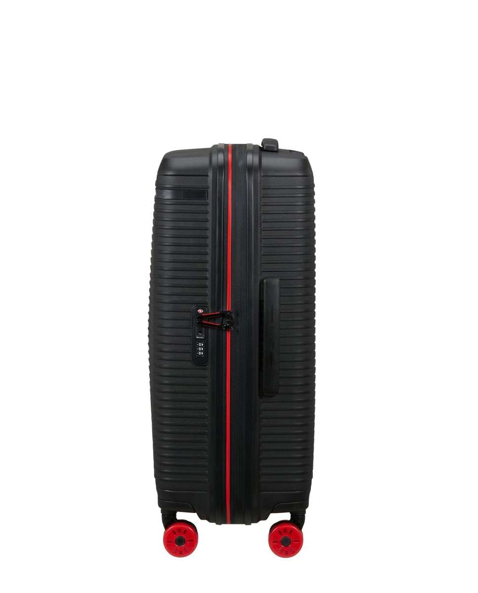 Mala de Viagem Média Prodiver HS 69cm Expansível 4 Rodas Preto 78L Preto-4