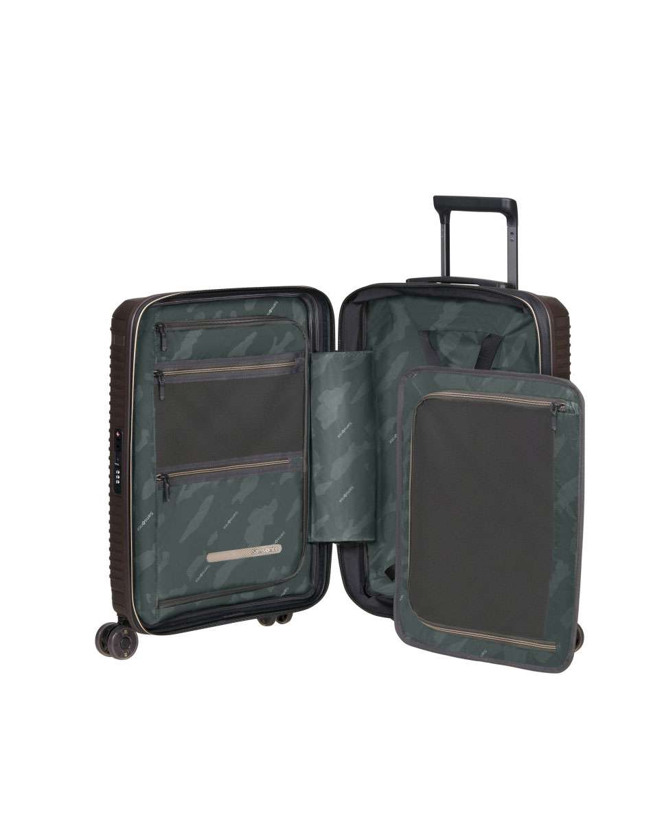 Mala de Cabine Prodiver HS 55cm Expansível 4 Rodas Café 39L Castanho-3