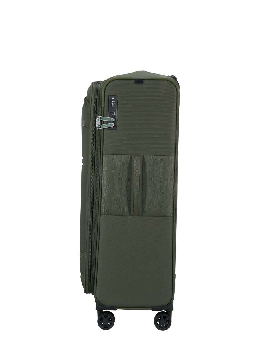 Mala de Viagem Grande Gotwist 78cm 4 Rodas Expansível Verde 107L Verde-3