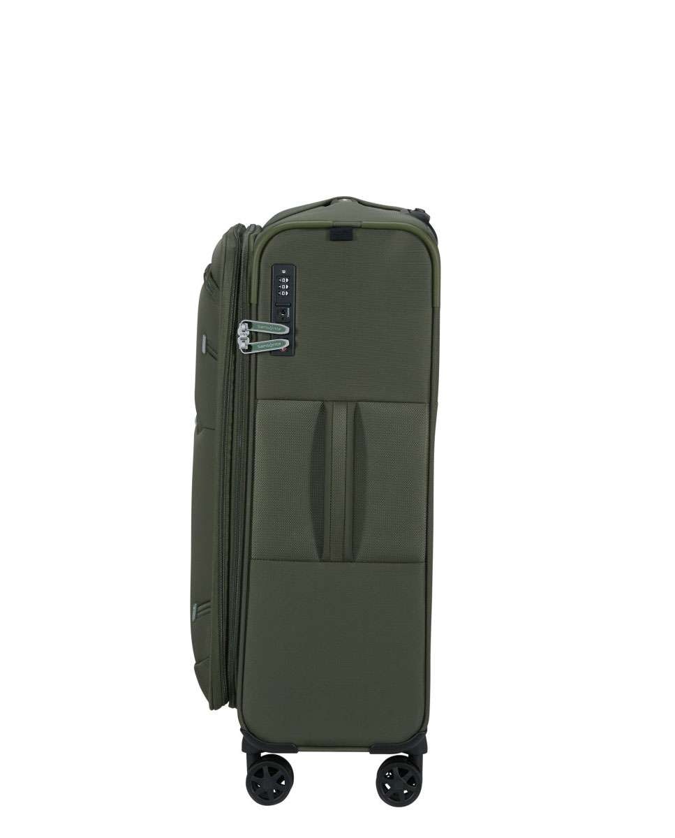 Mala de Viagem Média Gotwist 68cm 4 Rodas Expansível Verde 71L Verde-3