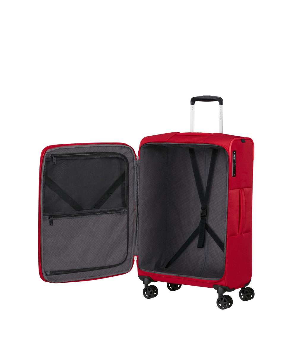 Mala de Viagem Média Gotwist 68cm 4 Rodas Expansível Vermelho 71L Vermelho-2