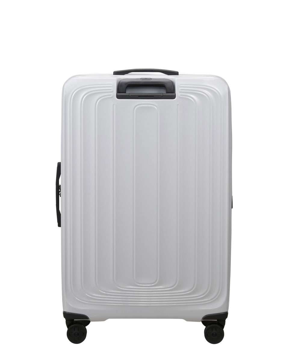 Mala de Viagem Extragrande 2Wander 81cm 4 Rodas Expansível Branco Metálico 125L Branco-4