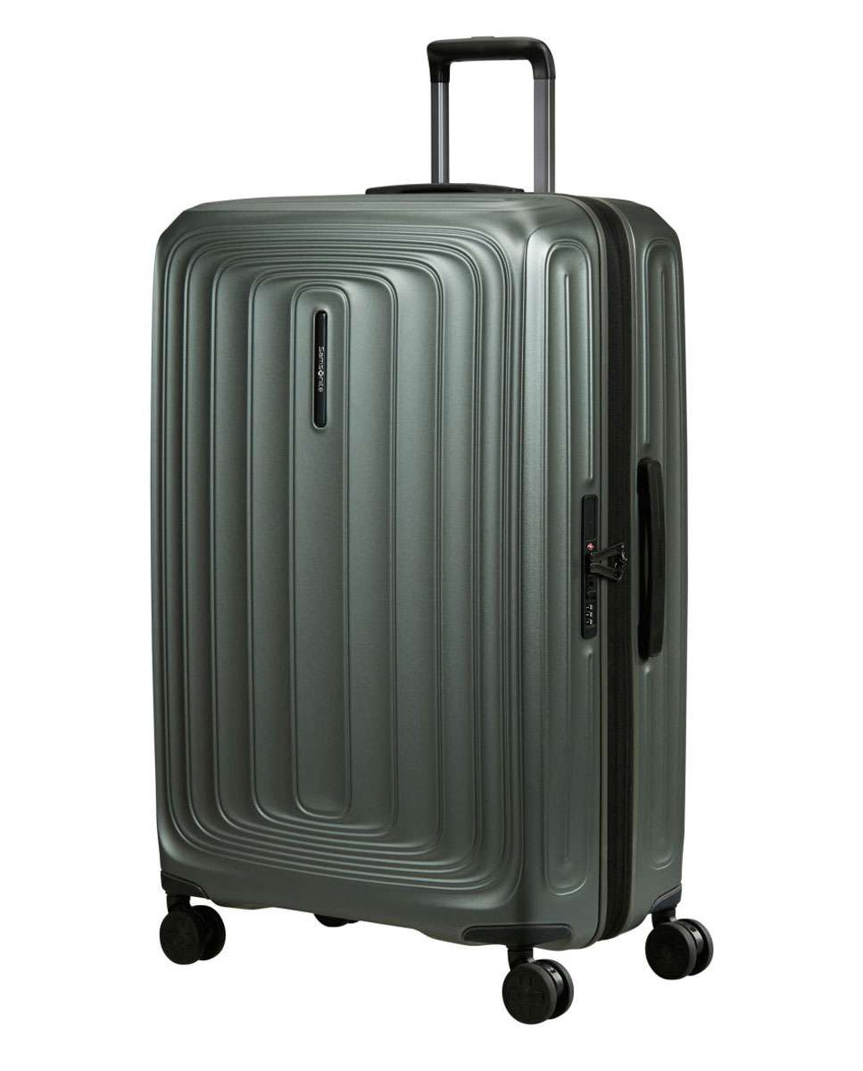 Mala de Viagem Extragrande 2Wander 81cm 4 Rodas Expansível Caqui Mate 125L Verde-1