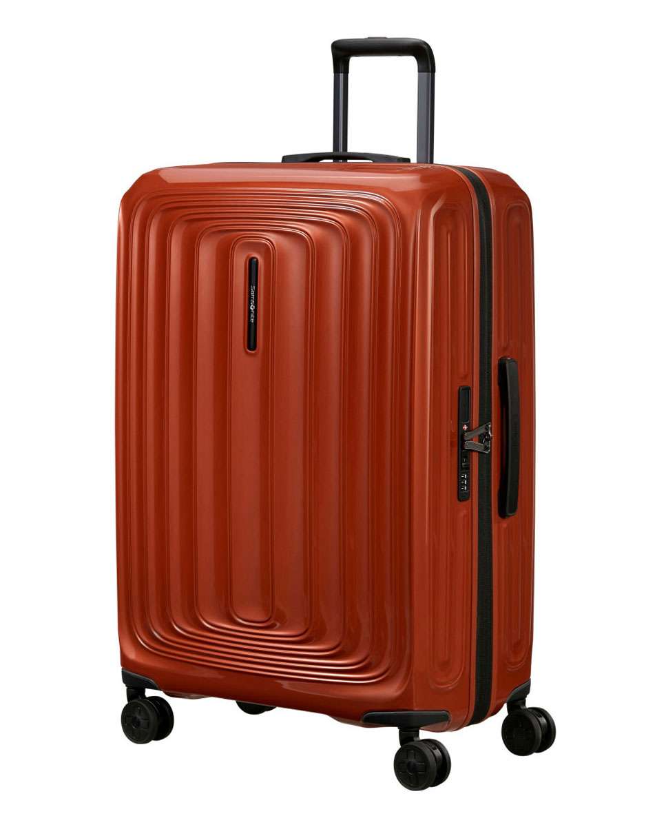 Imagem 0 de Mala de Viagem Grande 2Wander 75cm 4 Rodas Expansível Terracota Metálico 107L