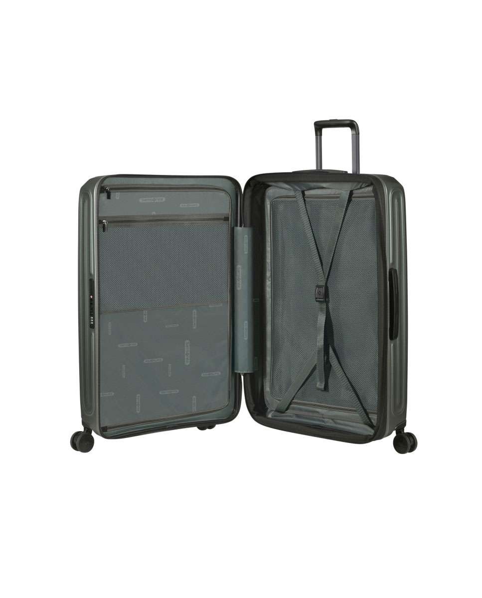 Mala de Viagem Grande 2Wander 75cm 4 Rodas Expansível Caqui Mate 107L Verde-2