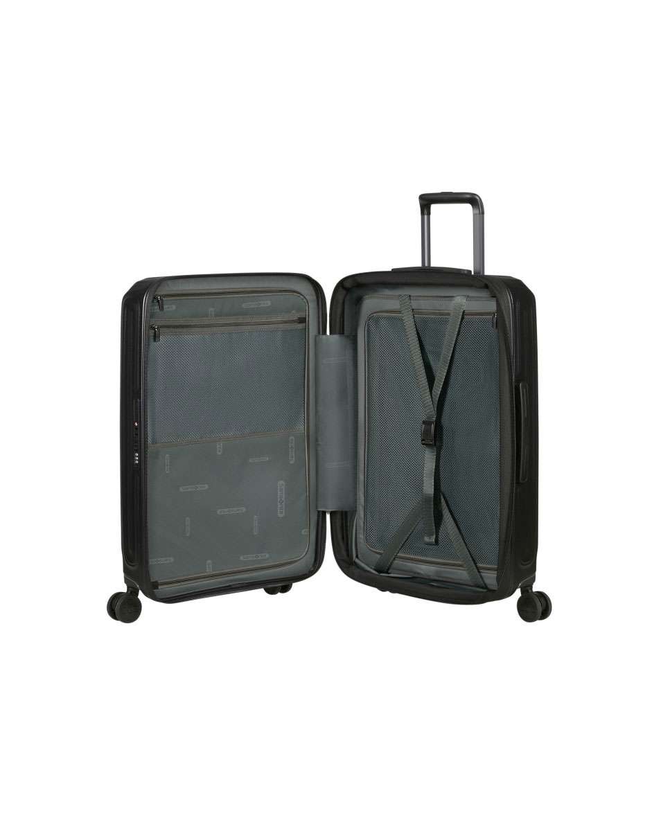Mala de Viagem Média 2Wander 69cm 4 Rodas Expansível Grafite Mate 80L Cinzento-2
