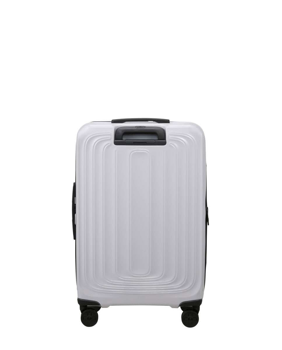 Mala de Viagem Média 2Wander 69cm 4 Rodas Expansível Branco Matálico 80L Branco-4