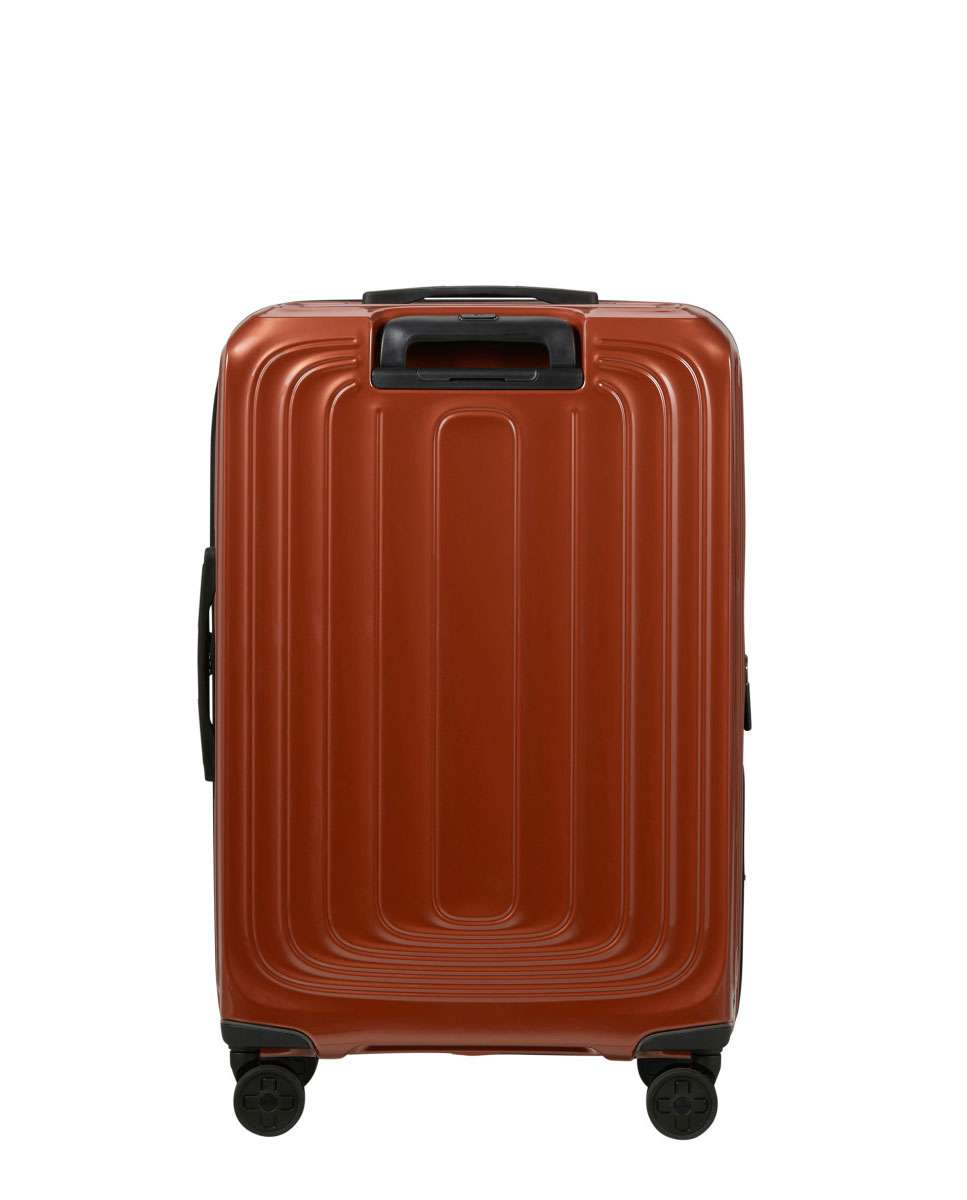 Mala de Viagem Média 2Wander 69cm 4 Rodas Expansível Terracota Matálico 80L Vermelho-4
