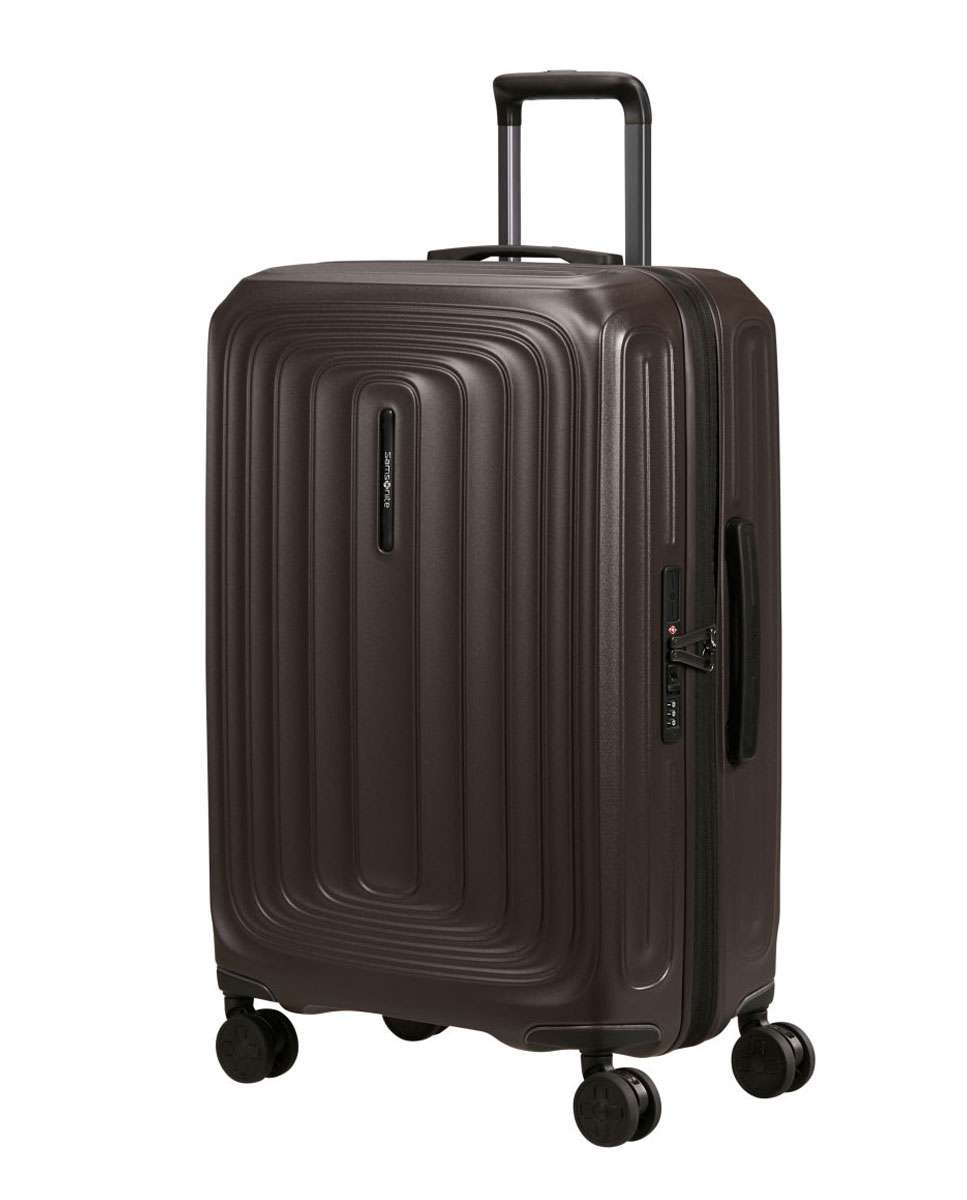 Mala de Viagem Média 2Wander 69cm 4 Rodas Expansível Castanho Mate 80L Castanho-1