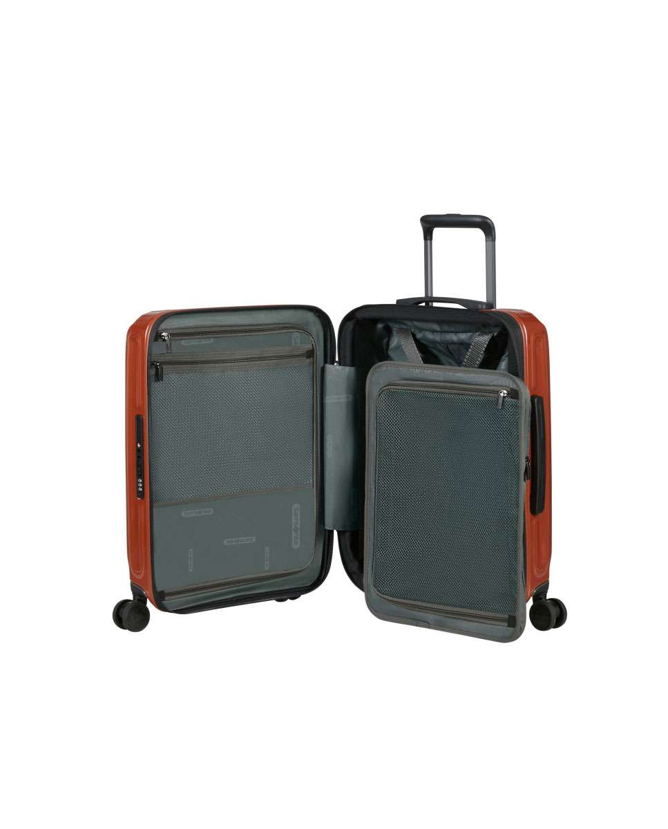 Mala de Cabine 2Wander 55cm 4 Rodas Expansível Terracota Metálico 40L Vermelho-3