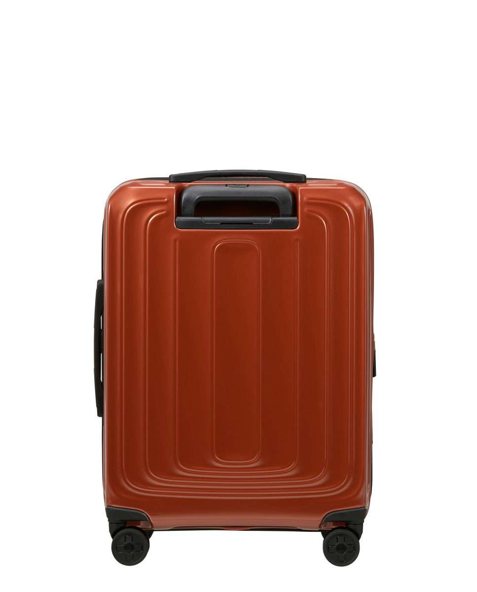 Mala de Cabine 2Wander 55cm 4 Rodas Expansível Terracota Metálico 40L Vermelho-4