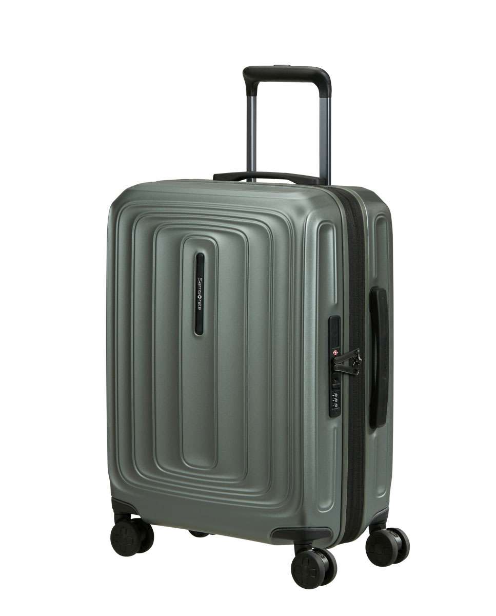 Imagem 0 de Mala de Cabine 2Wander 55cm 4 Rodas Expansível Caqui Mate 40L